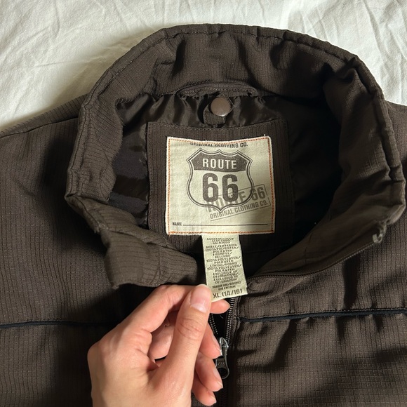 Vintage Route 66 Puff Vest - Picture 2 of 4